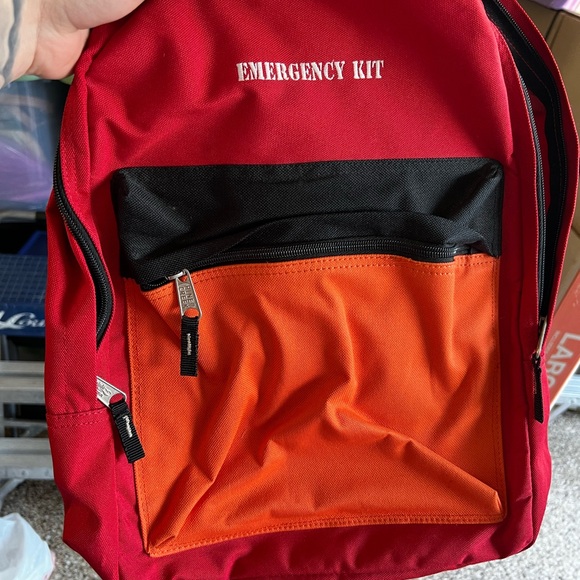 Source Unknown Other - Red and Orange Backpack